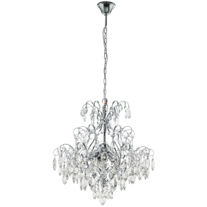   Kristály csillár öt foglalattal, láncon - Fenoullet Eglo 39523