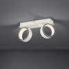 Mennyezeti LED lámpa 2x5 W, melegfehér, fehér-krómszínű - Albariza Eglo 39585