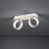 Mennyezeti LED lámpa 2x5 W, melegfehér, fehér-krómszínű - Albariza Eglo 39585