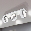 Mennyezeti LED lámpa 3x5 W, melegfehér, fehér-krómszínű - Albariza Eglo 39586