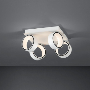   Mennyezeti LED lámpa 4x5 W, melegfehér, fehér-krómszínű - Albariza Eglo 39587