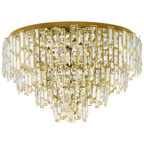   Kristály csillár aranyszínű, 78 cm - Calmeilles Eglo 39612