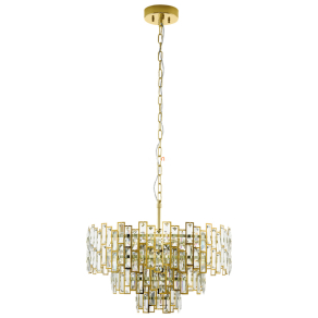  Kristály csillár aranyszínű, art deco - Calmeilles Eglo 39613