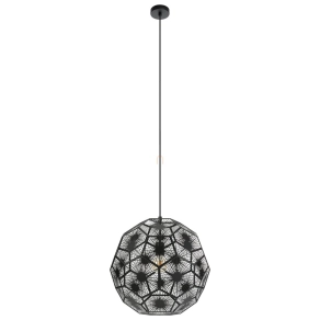   Árnyékvető függesztett lámpa, geometrikus, 50 cm - Skoura 1 Eglo 39619, 1xE27 foglalattal, 220-240 V