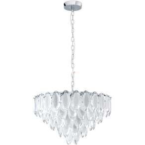   Kristály csillár art deco stílusban, pikkely hatású - Carvario Eglo 39722