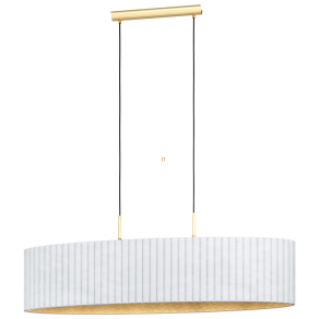   Függesztett lámpa két foglalattal, sárgaréz-fehér-arany színű - Tamaresco Eglo 39764