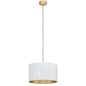   Függesztett lámpa, sárgaréz-fehér-arany színű - Tamaresco Eglo 39765