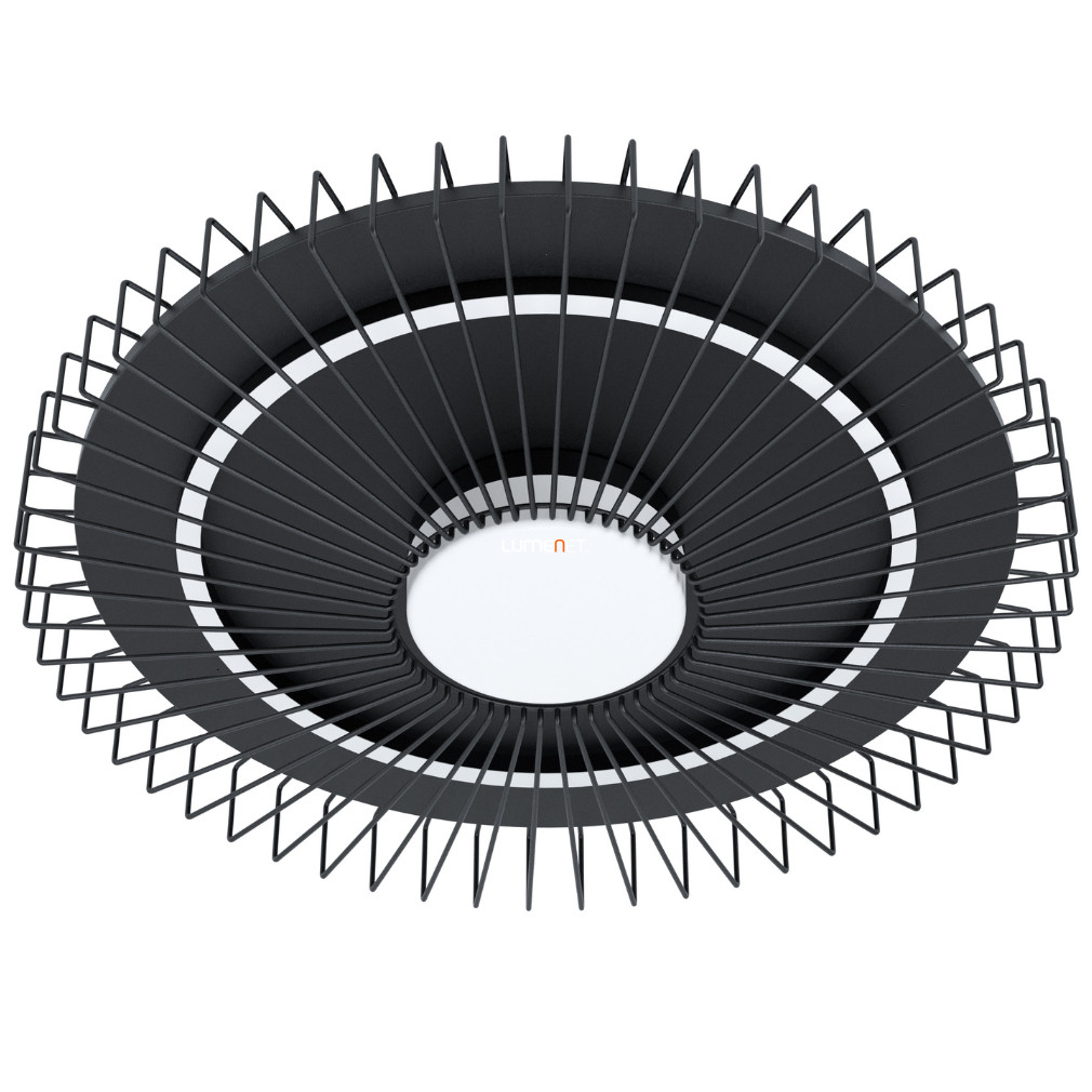 Mennyezeti LED lámpa 22,5+12 W, melegfehér, fekete (Badaleos)