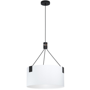   Függesztett lámpa három foglalattal, fekete-fehér színű - Tortola Eglo 39882