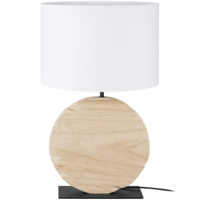   Natúr asztali lámpa, kerek, 63,5 cm - Contessore Eglo 39916, 1xE27 foglalattal, 220-240 V