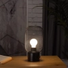 Hálós asztali lámpa, fekete acél, 28 cm - Wrington Eglo 43096, 1xE27 foglalattal