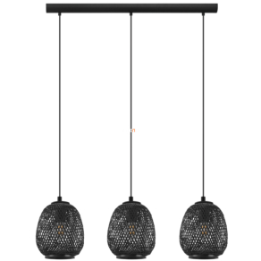   Függesztett lámpa három foglalattal, fekete - Dembleby Eglo 43266