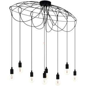   Zsinór csillár 8 foglalattal, abroncsos - Hogsmill Eglo 43322