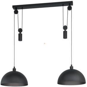   Függesztett lámpa két foglalattal, fekete - Winkworth Eglo 43436