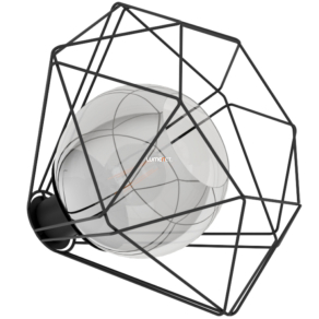   Rácsos asztali lámpa, gyémánt formájú, 25 cm - Vernham Eglo 43484, 1xE27 foglalattal