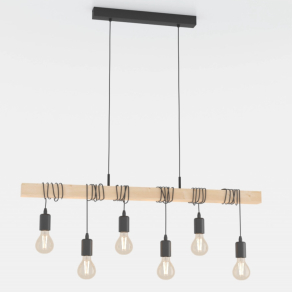 Függesztett lámpa hat foglalattal - Townshend Eglo 43513