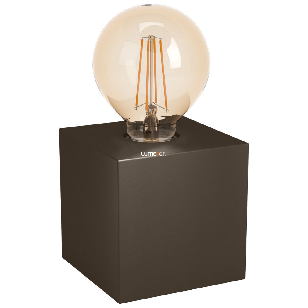 Asztali kocka lámpa sötét bronzszínű (Prestwick 2)