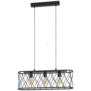   Függesztett lámpa három foglalattal, fekete - Giltspur Eglo 43554