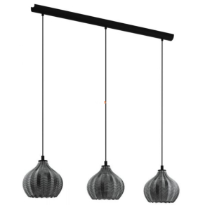   Függesztett lámpa három foglalattal, fekete - Tamallat Eglo 43577