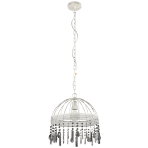   Csillár kristály díszekkel, nyitott burás - Steeleville Eglo 43587