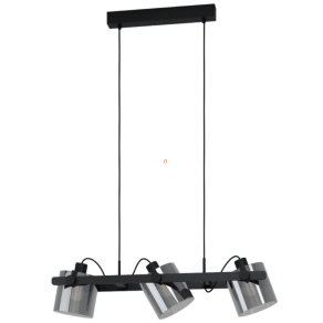   Függesztett lámpa három foglalattal, fekete - Hornwood Eglo 43606