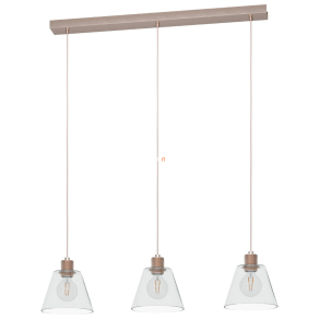   Függesztett lámpa három foglalattal, rosegold - Copley Eglo 43632