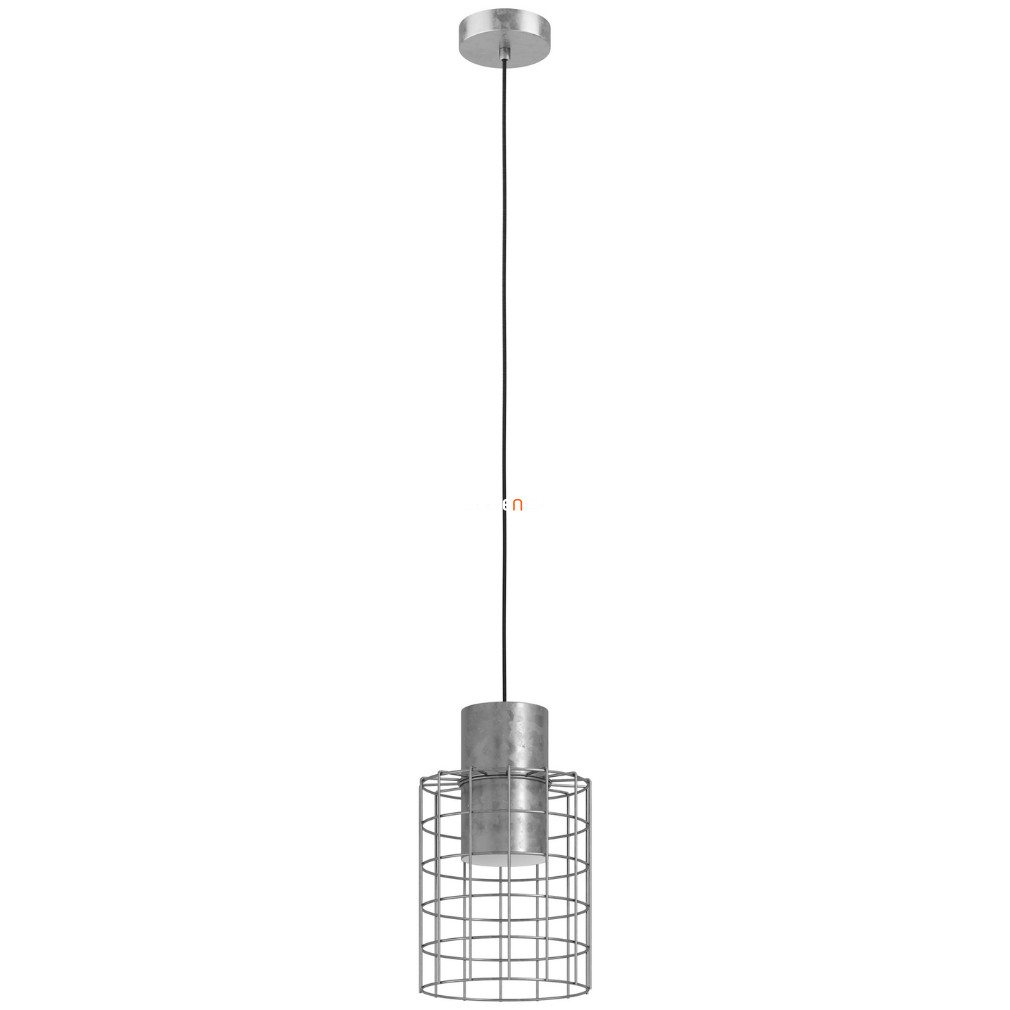 Függesztett lámpa, 20 cm, nikkel-fehér színű (Milligan)