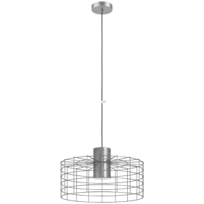   Függesztett lámpa, 48 cm, nikkel-fehér színű - Milligan Eglo 43651