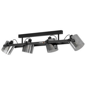   Mennyezeti lámpa négy foglalattal, fekete - Hornwood Eglo 43671