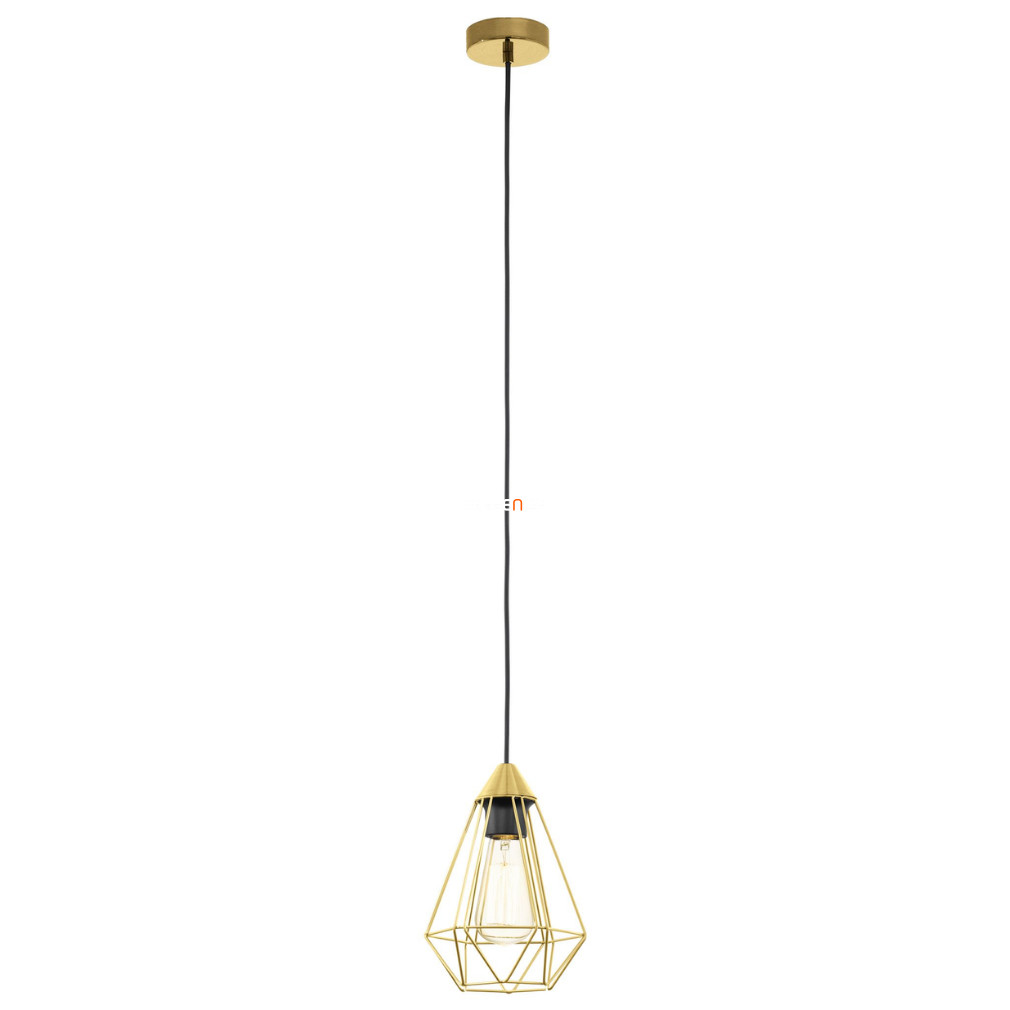 Függesztett lámpa, 17,5x130 cm, sárgaréz (Tarbes)