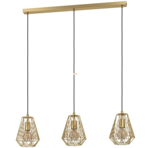   Függesztett lámpa három foglalattal, arany színű - Stype Eglo 43696