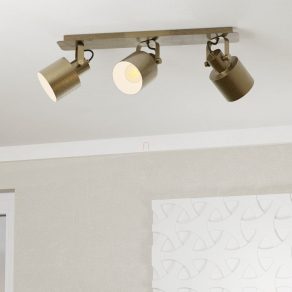   Spot lámpa három foglalattal, arany-fehér színű - Southery Eglo 43819