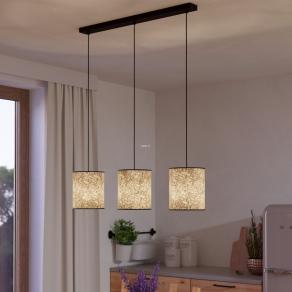   Faleveles függesztett lámpa 3 foglalattal - Butterburn Eglo 43937