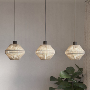   Textil függesztett lámpa - Midsumer Eglo 44001, 3xE27 foglalattal, 220-240 V