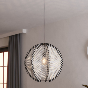   Árnyékvetős textil függesztett lámpa, 48 cm - Waverton Eglo 44006, 1xE27 foglalattal, 220-240 V