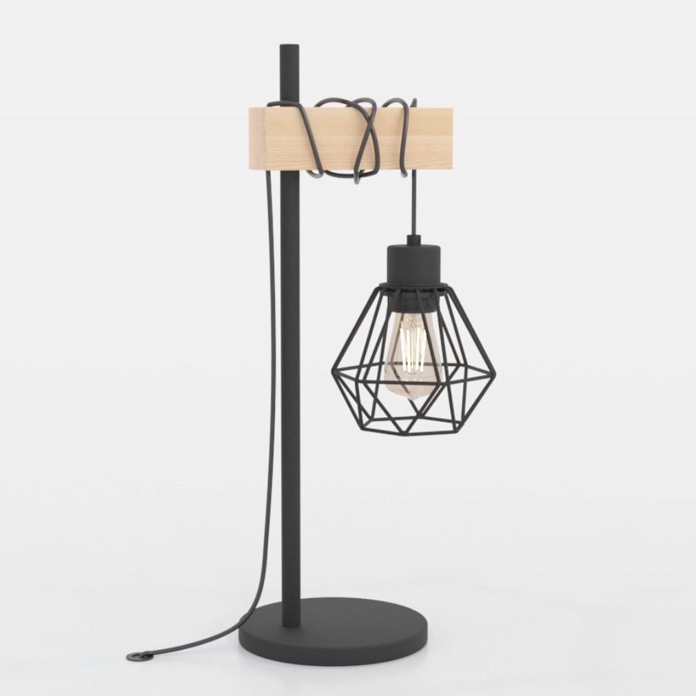 Skandináv asztali lámpa, 50 cm - Townshend Eglo 44079, 1xE27 foglalattal