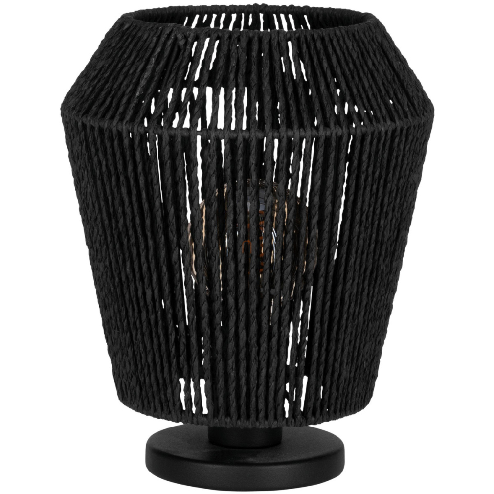 Árnyékvető asztali lámpa fekete színben, 27,5 cm - Persley Eglo 44107, 1xE27 foglalattal, 220-240 V