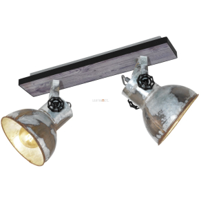   Spot lámpa két foglalattal, szürke-antikolt - Barnstaple Eglo 49649