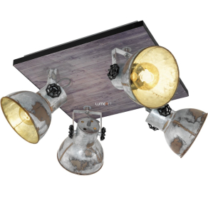  Spot lámpa négy foglalattal, szürke-antikolt - Barnstaple Eglo 49653
