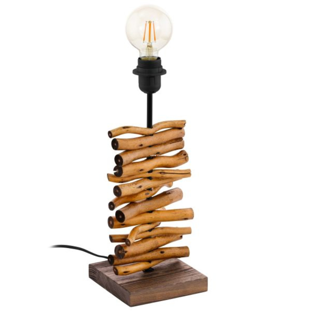 Fa talapzatos asztali lámpa uszadékfából (Seahouse)