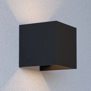   Kültéri mozgásérzékelős fali LED lámpa, indirekt fénnyel - Rincine Eglo 74116, 270 lm, 4000 K, 2,2 W, 5 V, IP44