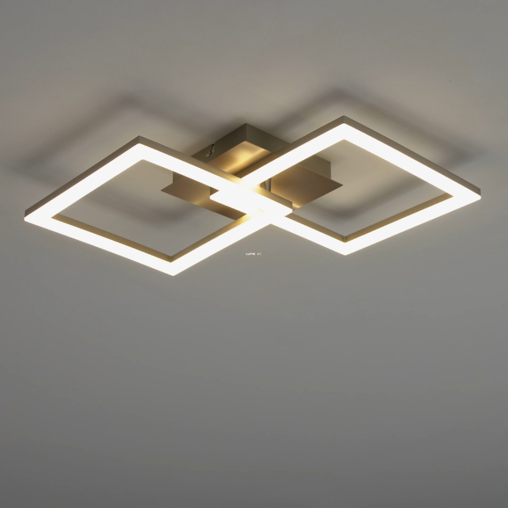 Mennyezeti LED lámpa 20 W, melegfehér, nikkel-fehér színű (Huerta)