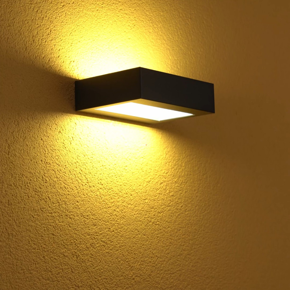 Kültéri fali LED lámpa 4,8 W, melegfehér, antracit színű (Rapina)