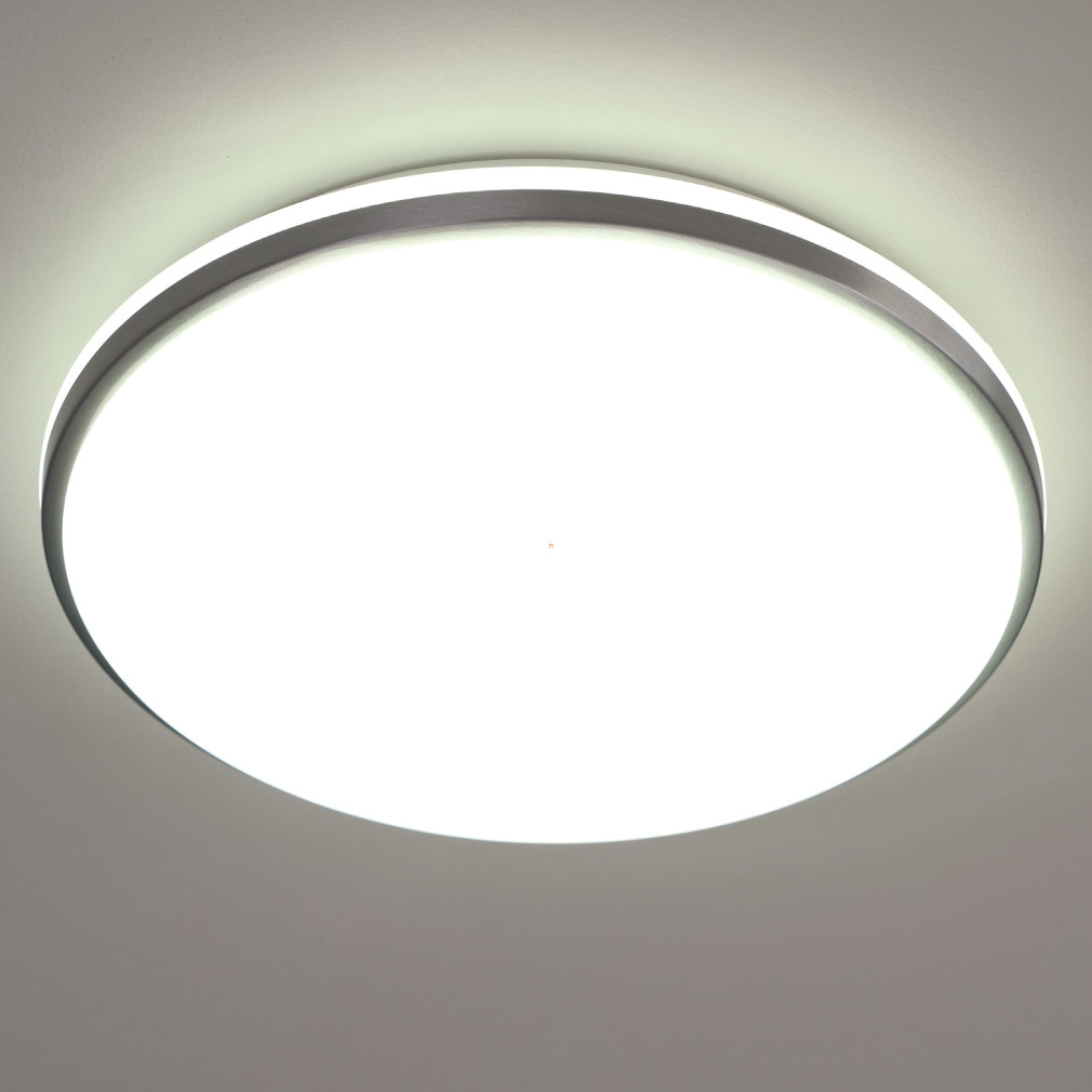 Kapcsolóval szabályozható mennyezeti LED lámpa 18 W, hidegfehér, fehér-nikkel színű (Marunella)