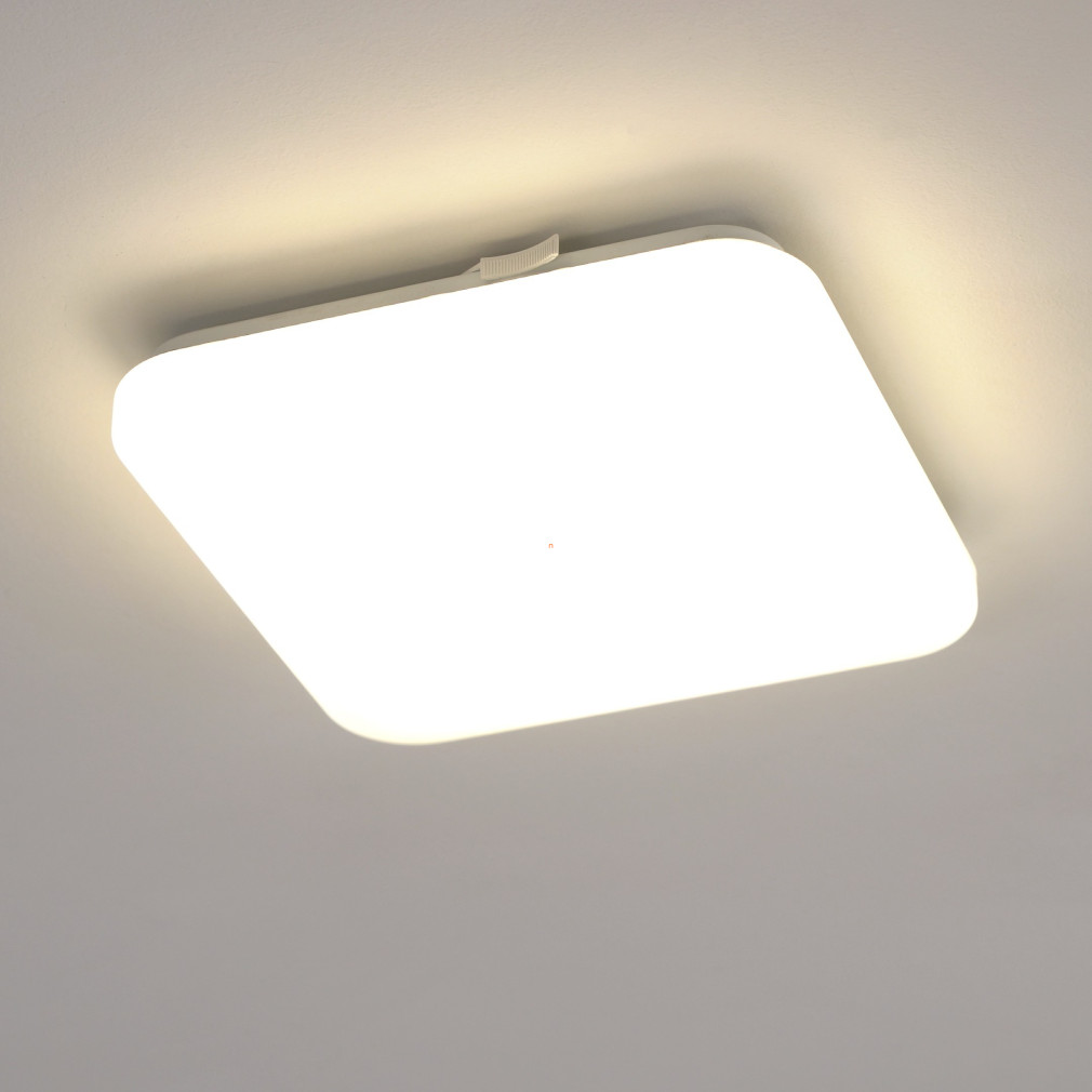 Szögletes mennyezeti LED lámpa 7,4 W, melegfehér, fehér színű (Frania)