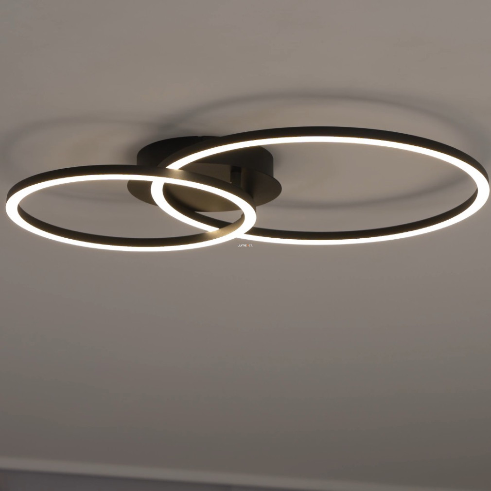 Mennyezeti LED lámpa 12 W, melegfehér, fehér-fekete (Palmaves)