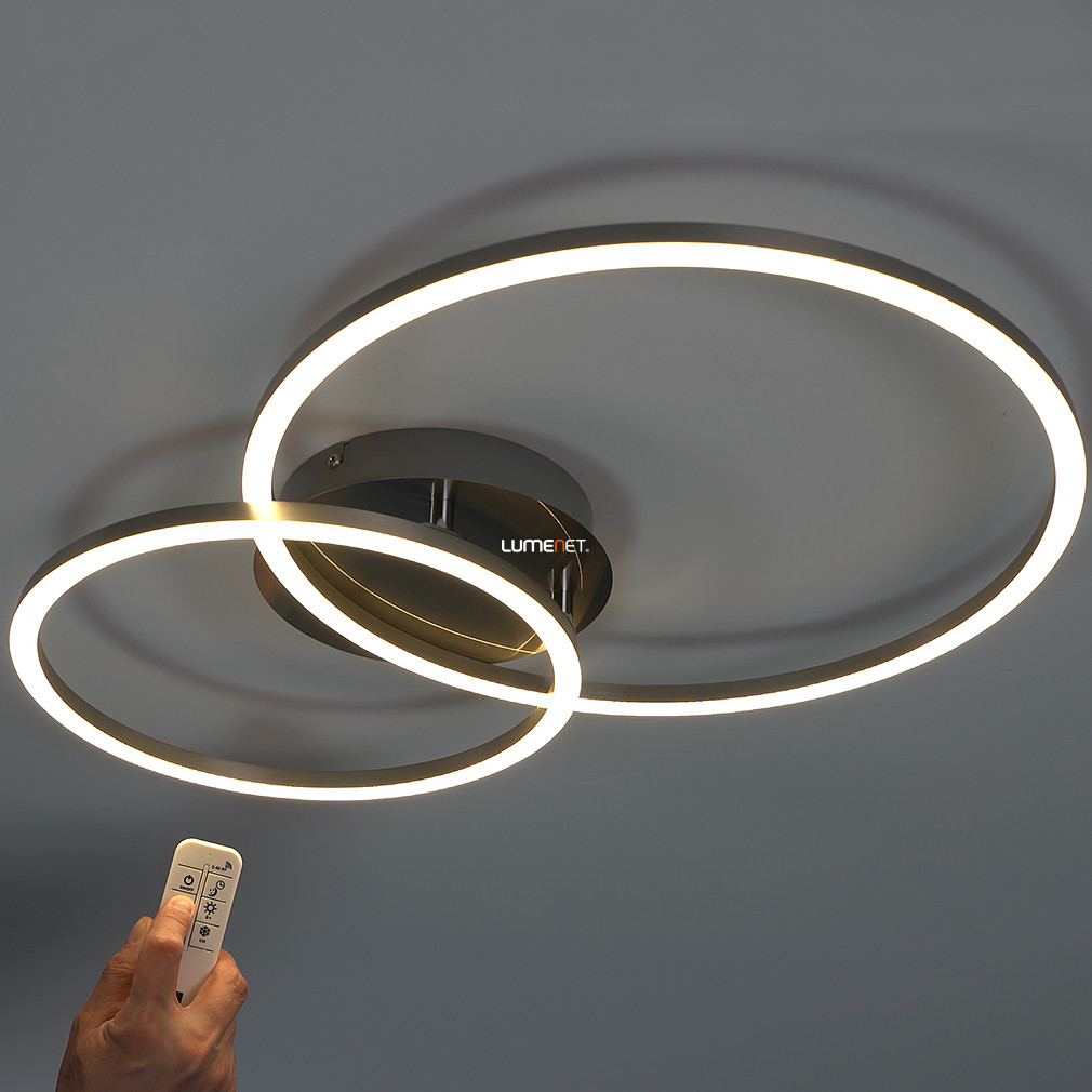 Távirányítóval szabályozható mennyezeti LED lámpa, 45x30 cm (Palmaves 1)