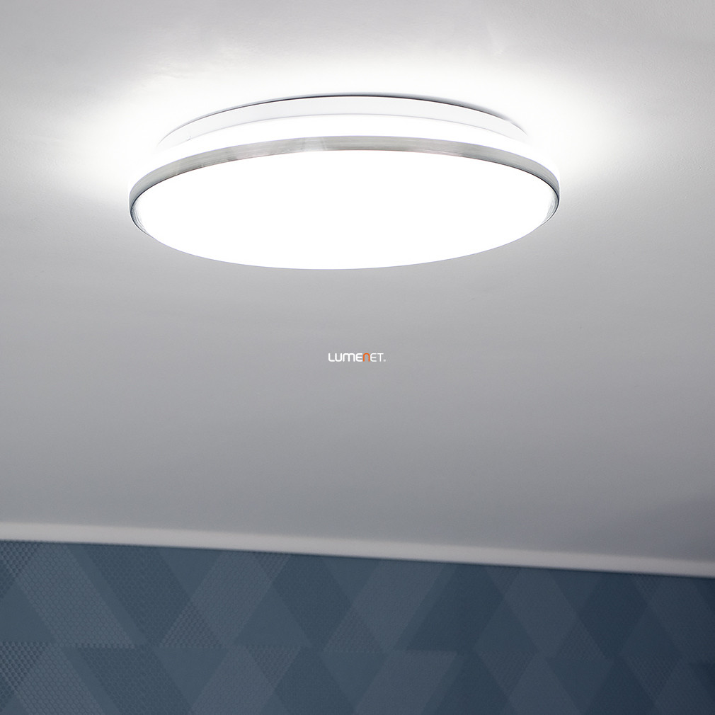 Mennyezeti LED lámpa nikkel színben, 34cm (Marunella-S)