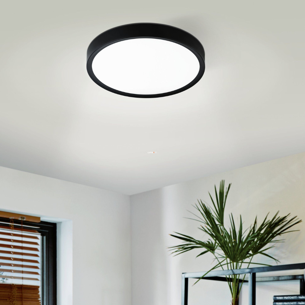 Mennyezeti LED lámpa 34 cm, fekete-fehér (Giglio)