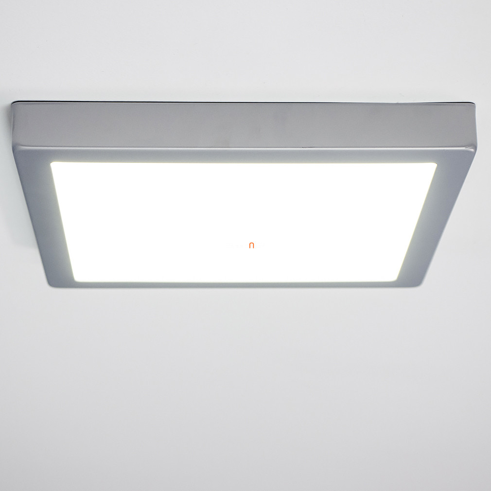 Szögletes mennyezeti LED lámpa, ezüstszínű (Idun 2)
